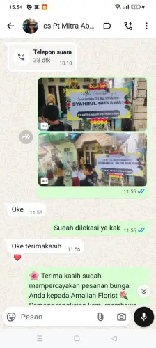 Testimonial Papan Bunga kadumadang