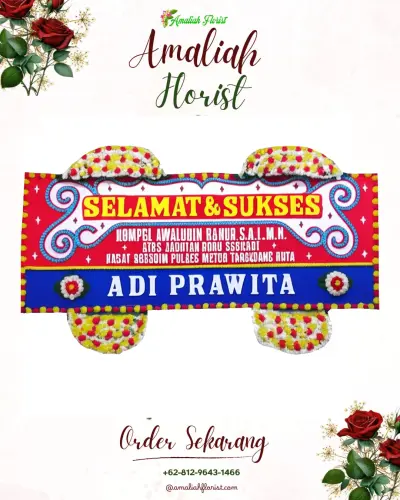 Karangan Bunga Ucapan Selamat kadumadang